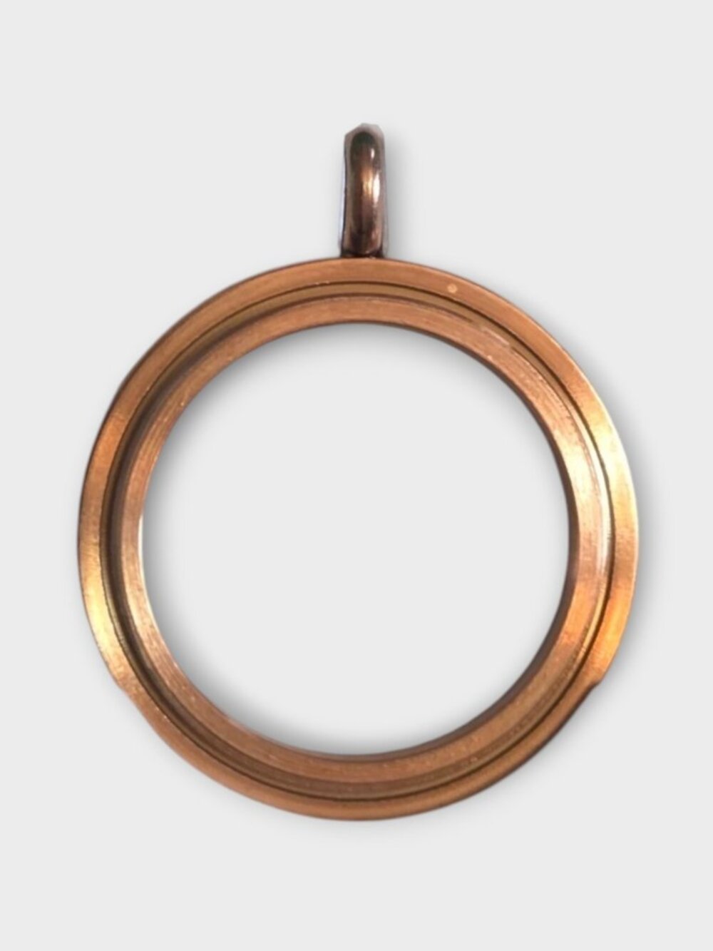 NIP Origami Owl Large Rose Gold Twist Living Locket Base Retired